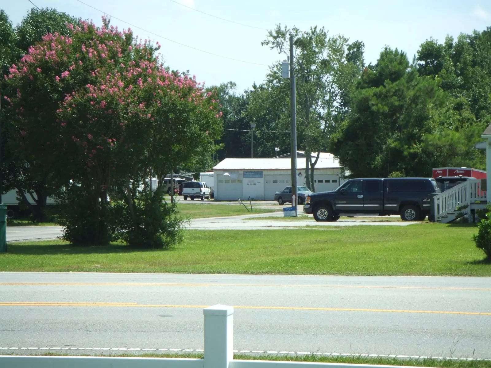 Around the Newmoyer Mercedes Specialist shop, Wilmington NC