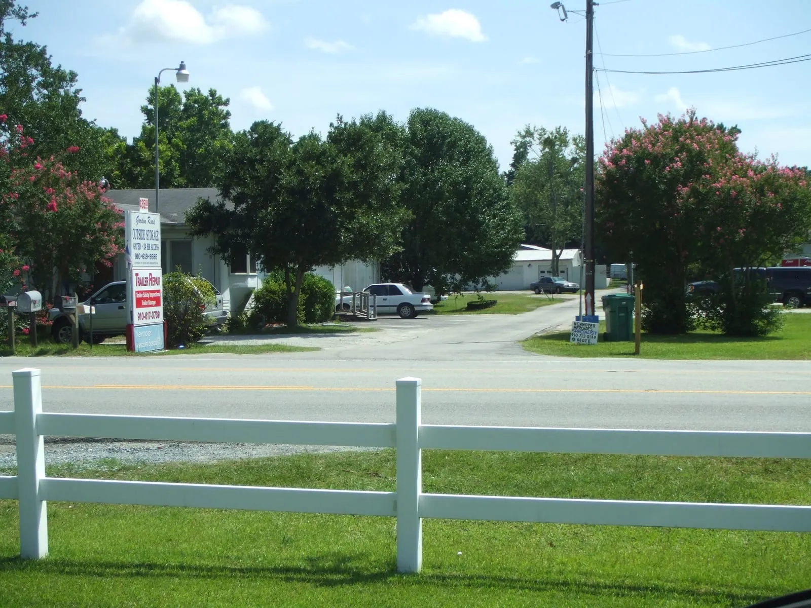 Around the Newmoyer Mercedes Specialist shop, Wilmington NC