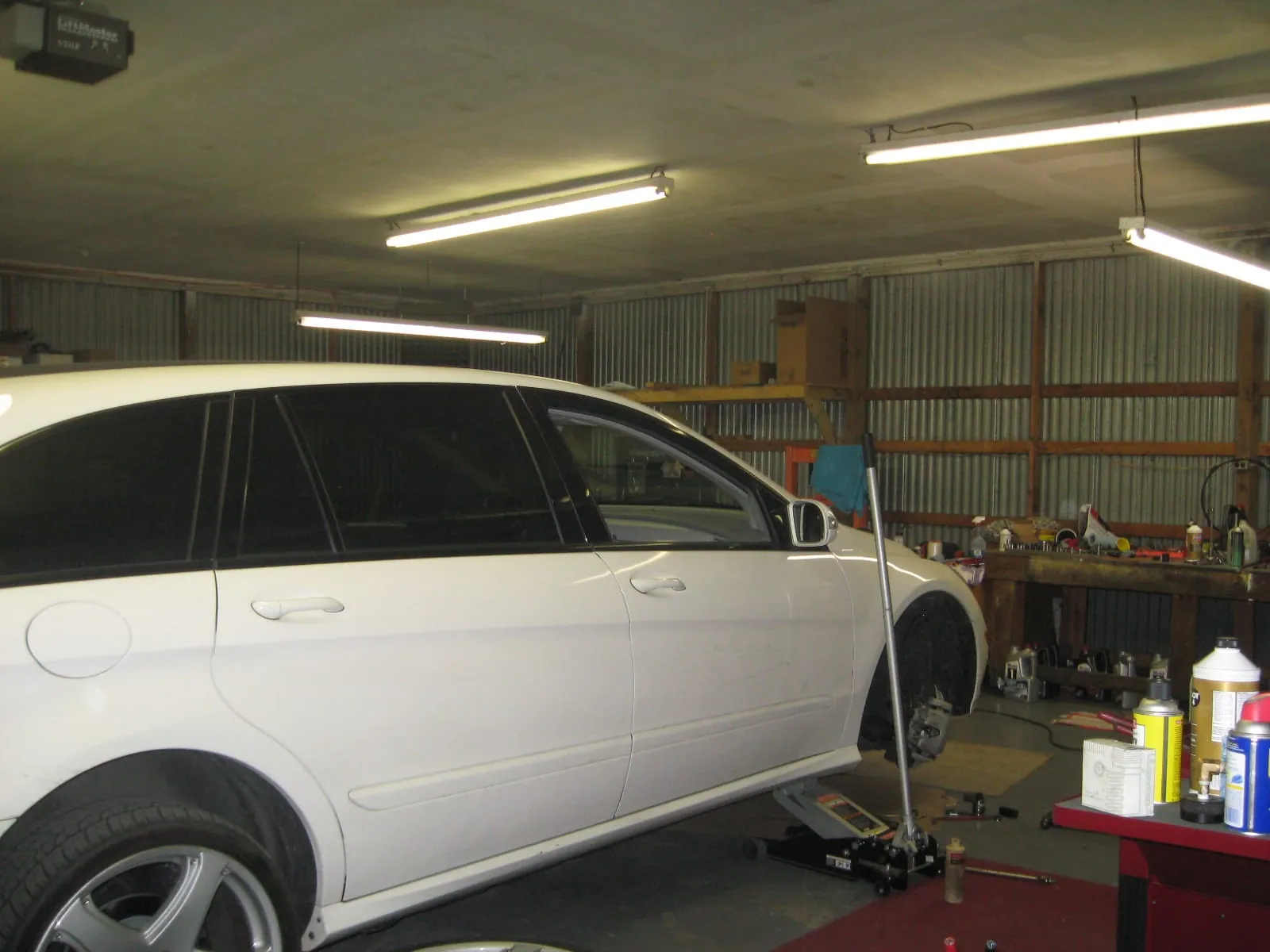 Around the Newmoyer Mercedes Specialist shop, Wilmington NC